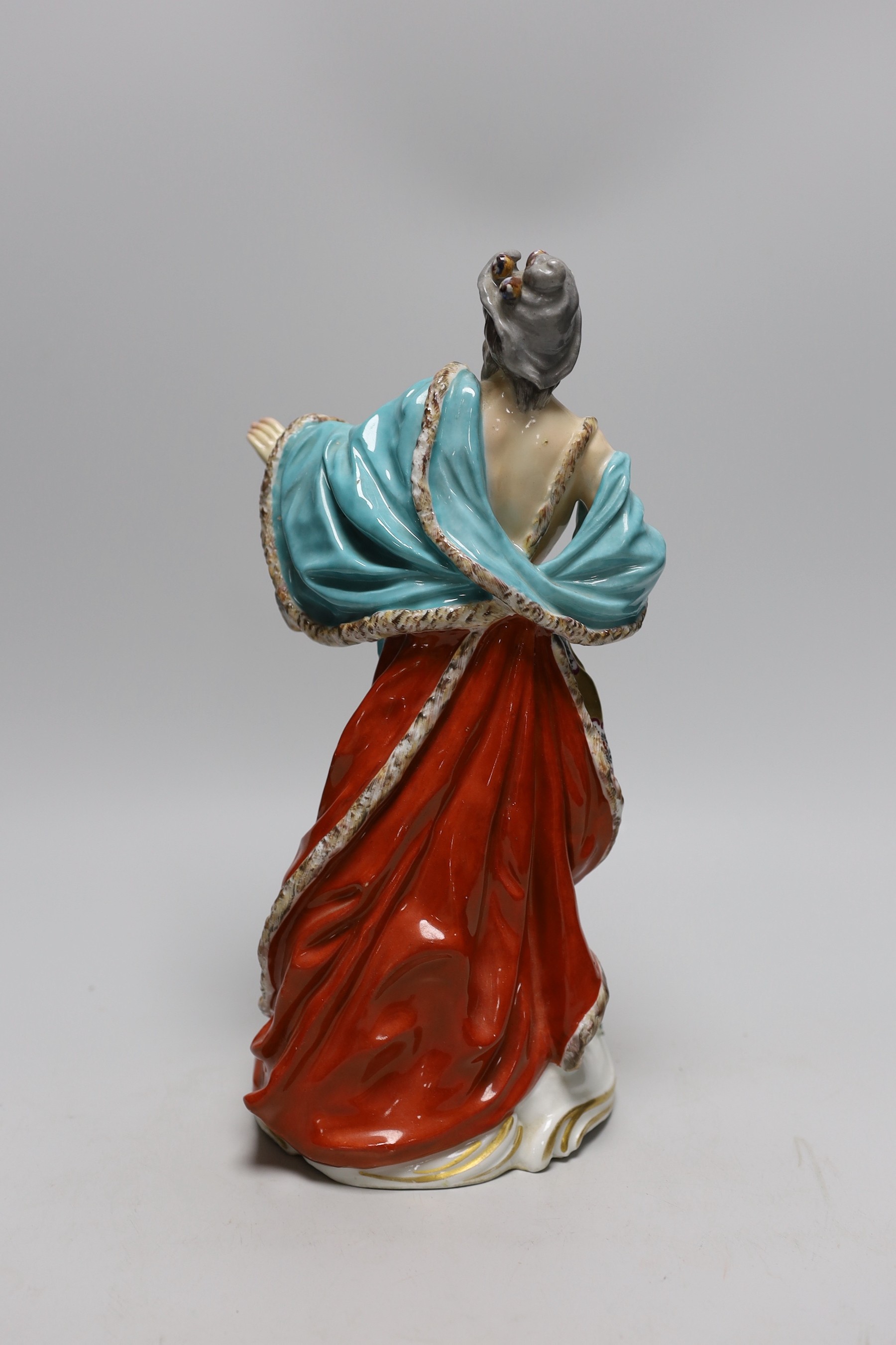 A 19th century Sampson figure of Neptune, 33cms high